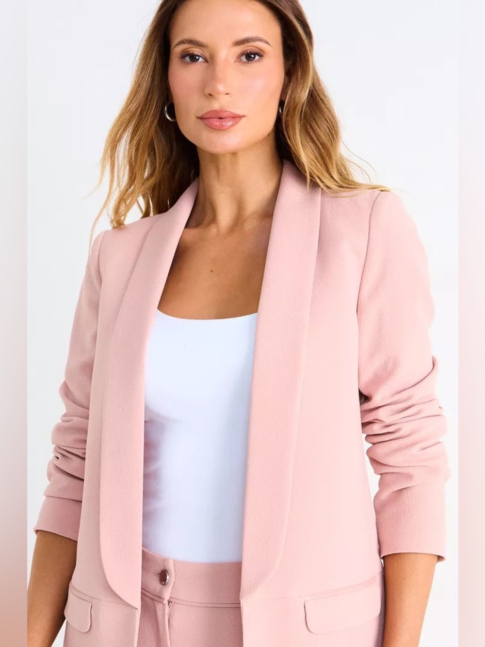 TWIK DUSTY ROSE BLAZER SZ M